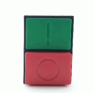 Botão de Comando Duplo Sem Iluminação